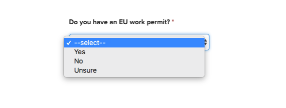 EU Work Permit Question