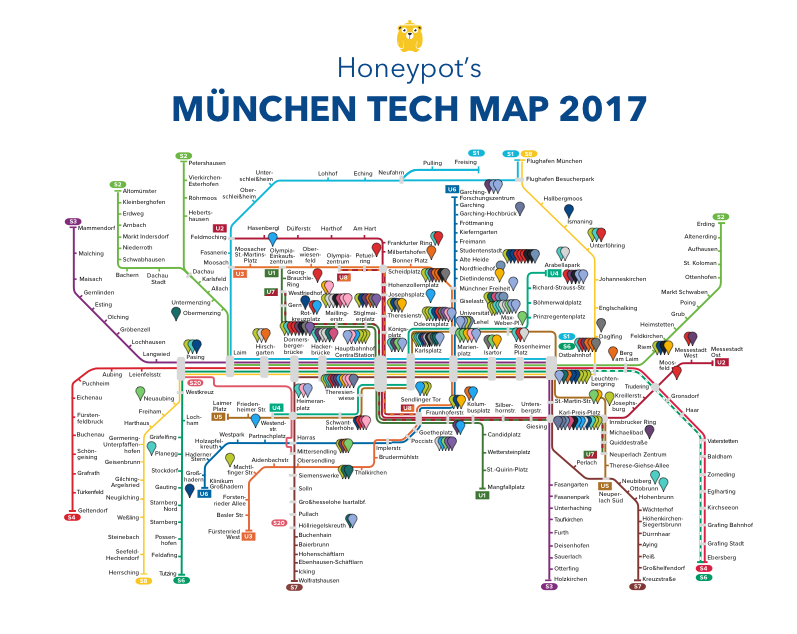 Munich tech map