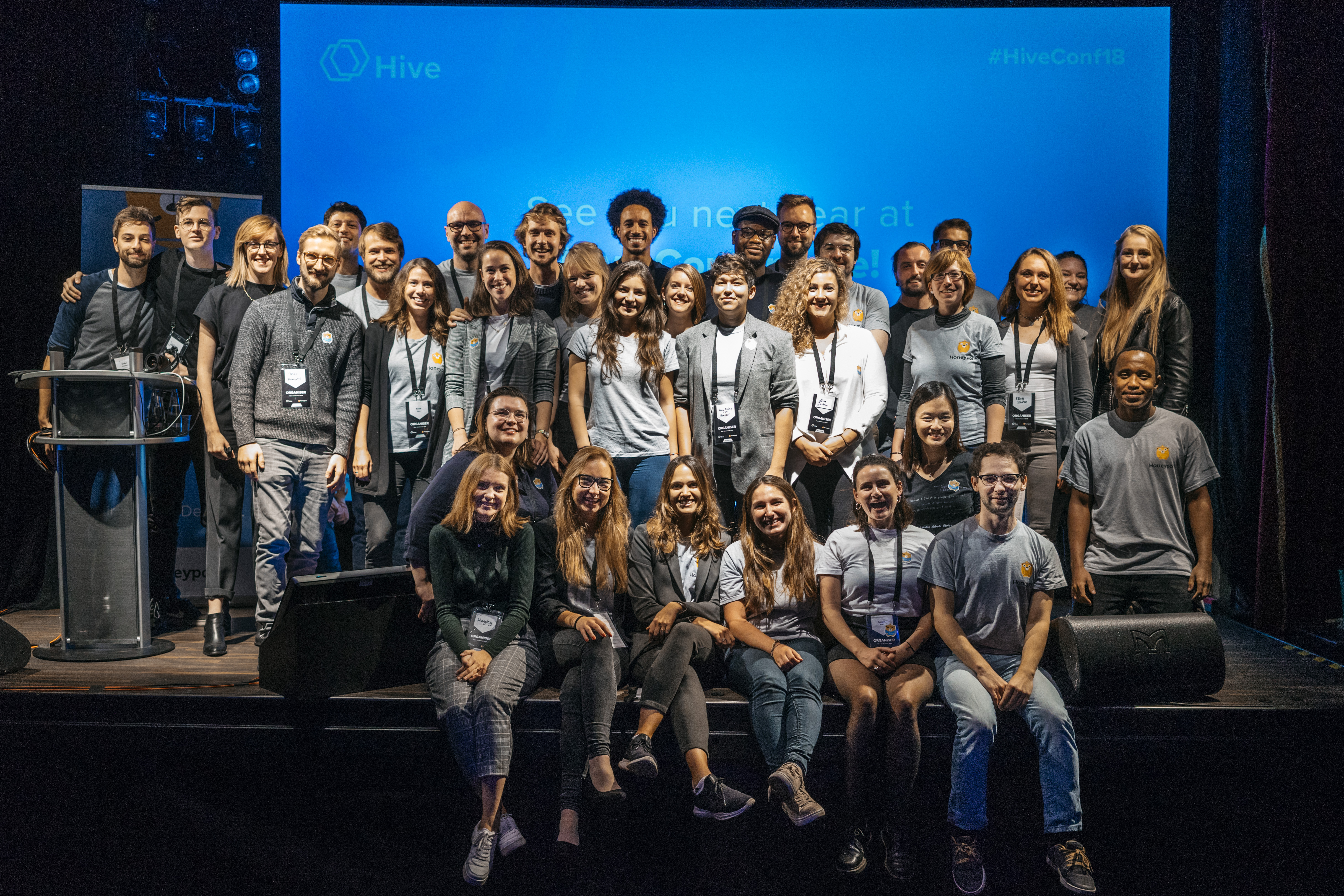 The team at HiveConf 2018.